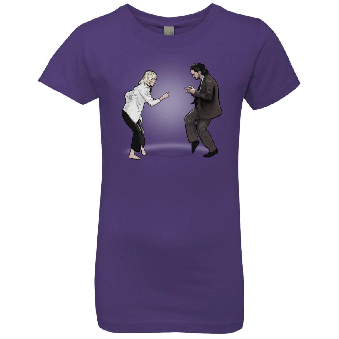 T-Shirts Purple Rush / YXS The Ballad of Jon and Dany Girls Premium T-Shirt
