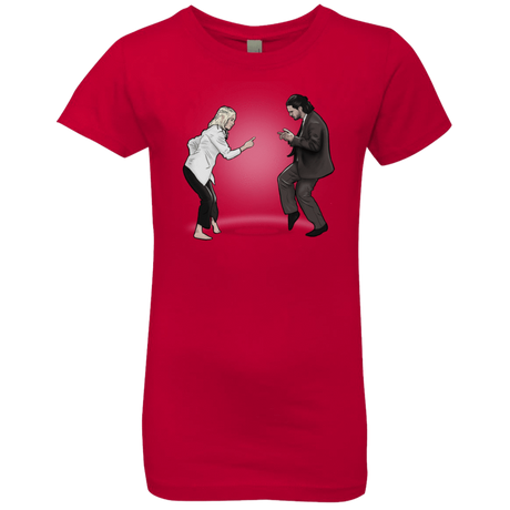 T-Shirts Red / YXS The Ballad of Jon and Dany Girls Premium T-Shirt