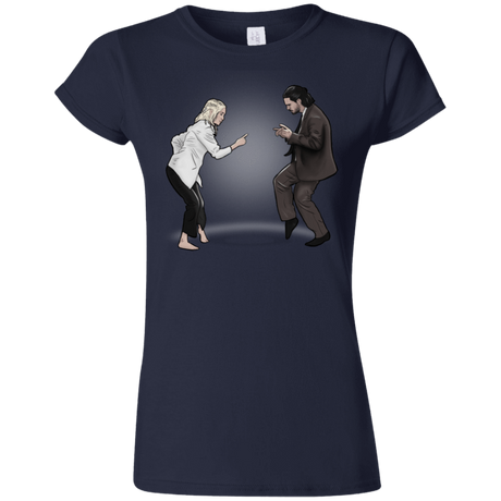 T-Shirts Navy / S The Ballad of Jon and Dany Junior Slimmer-Fit T-Shirt