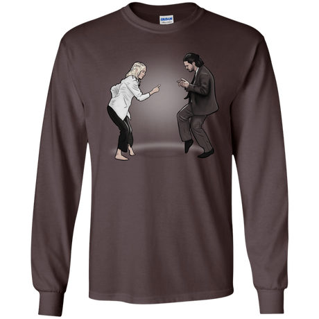 T-Shirts Dark Chocolate / S The Ballad of Jon and Dany Men's Long Sleeve T-Shirt