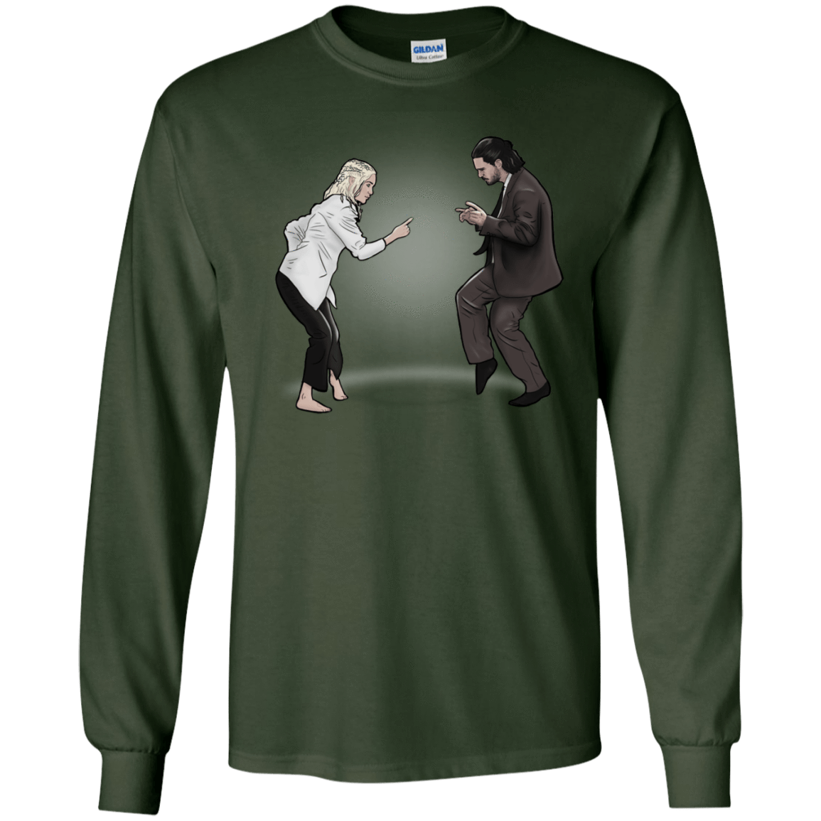 T-Shirts Forest Green / S The Ballad of Jon and Dany Men's Long Sleeve T-Shirt