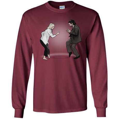 T-Shirts Maroon / S The Ballad of Jon and Dany Men's Long Sleeve T-Shirt