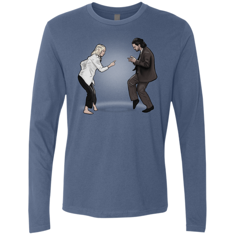 T-Shirts Indigo / S The Ballad of Jon and Dany Men's Premium Long Sleeve