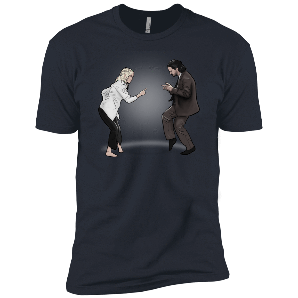T-Shirts Indigo / X-Small The Ballad of Jon and Dany Men's Premium T-Shirt