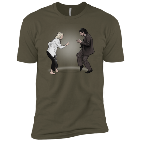 T-Shirts Military Green / X-Small The Ballad of Jon and Dany Men's Premium T-Shirt