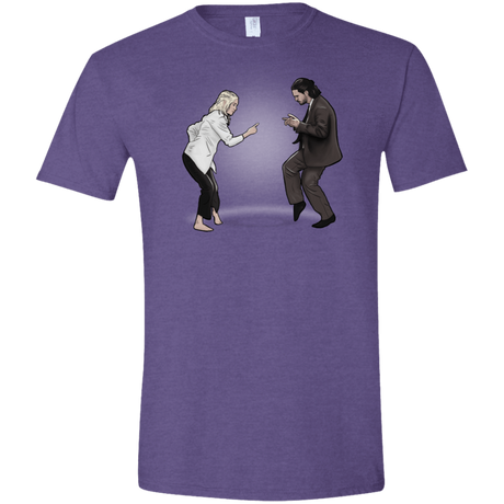 T-Shirts Heather Purple / S The Ballad of Jon and Dany Men's Semi-Fitted Softstyle