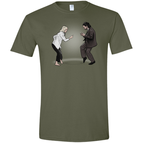 T-Shirts Military Green / S The Ballad of Jon and Dany Men's Semi-Fitted Softstyle