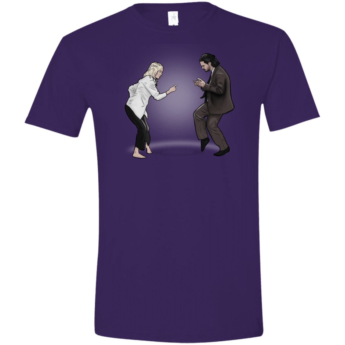 T-Shirts Purple / S The Ballad of Jon and Dany Men's Semi-Fitted Softstyle