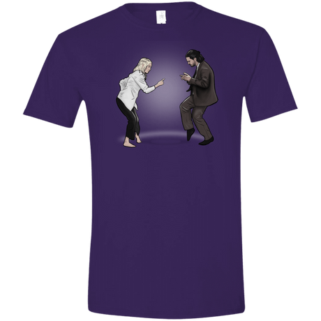 T-Shirts Purple / S The Ballad of Jon and Dany Men's Semi-Fitted Softstyle