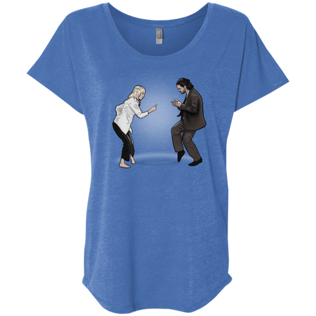 T-Shirts Vintage Royal / X-Small The Ballad of Jon and Dany Triblend Dolman Sleeve