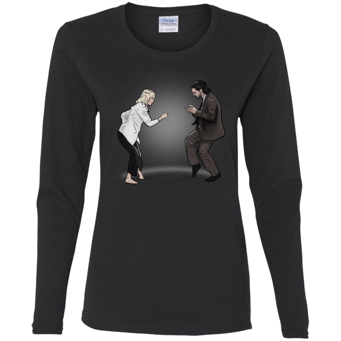 T-Shirts Black / S The Ballad of Jon and Dany Women's Long Sleeve T-Shirt