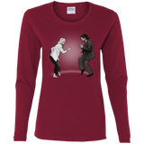 T-Shirts Cardinal / S The Ballad of Jon and Dany Women's Long Sleeve T-Shirt