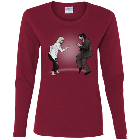 T-Shirts Cardinal / S The Ballad of Jon and Dany Women's Long Sleeve T-Shirt