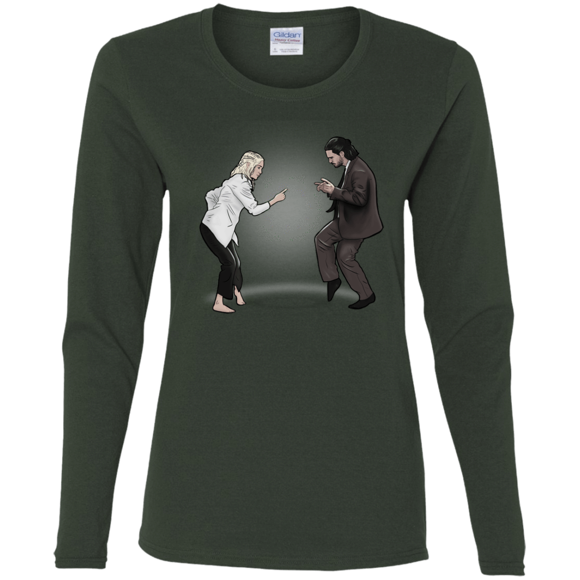 T-Shirts Forest / S The Ballad of Jon and Dany Women's Long Sleeve T-Shirt