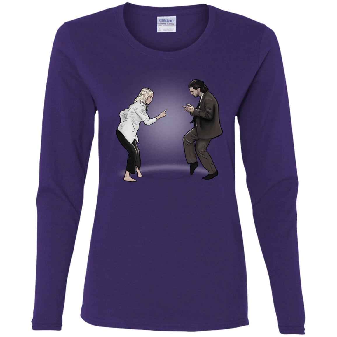 T-Shirts Purple / S The Ballad of Jon and Dany Women's Long Sleeve T-Shirt