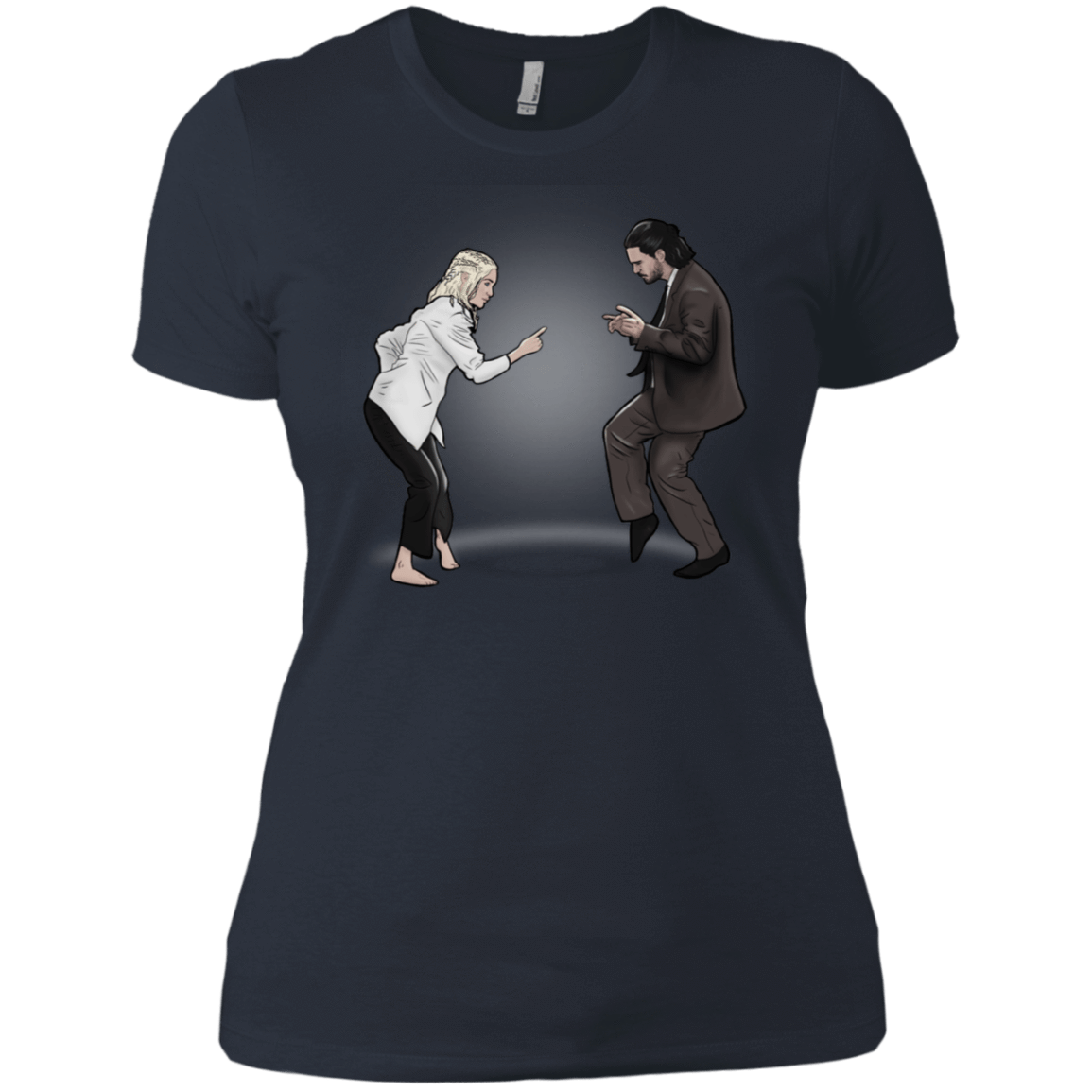 T-Shirts Indigo / X-Small The Ballad of Jon and Dany Women's Premium T-Shirt