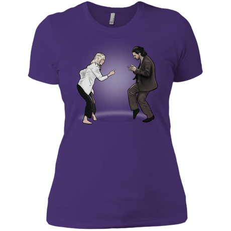 T-Shirts Purple Rush/ / X-Small The Ballad of Jon and Dany Women's Premium T-Shirt