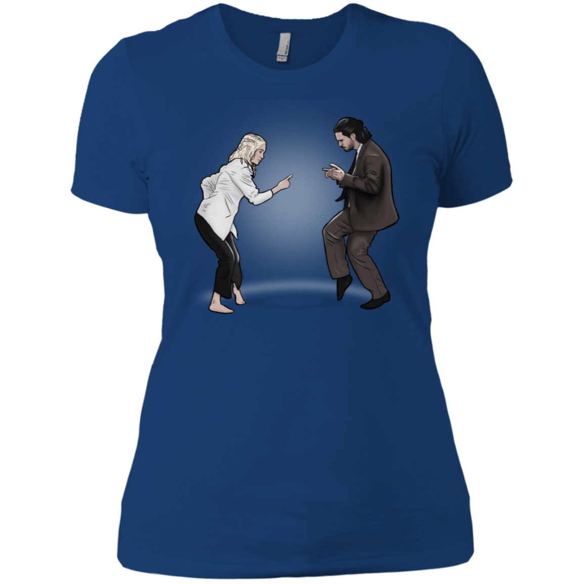 T-Shirts Royal / X-Small The Ballad of Jon and Dany Women's Premium T-Shirt
