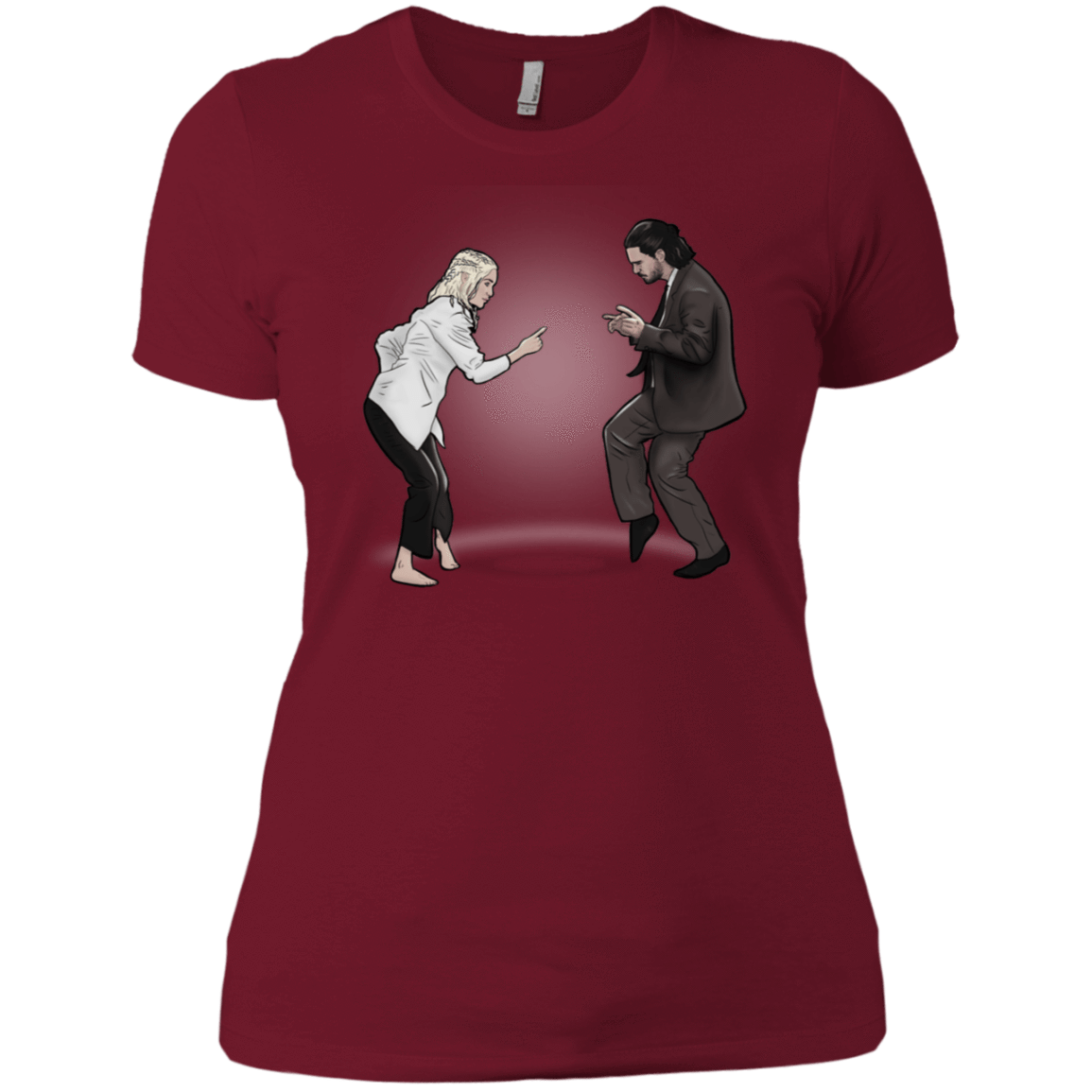 T-Shirts Scarlet / S The Ballad of Jon and Dany Women's Premium T-Shirt