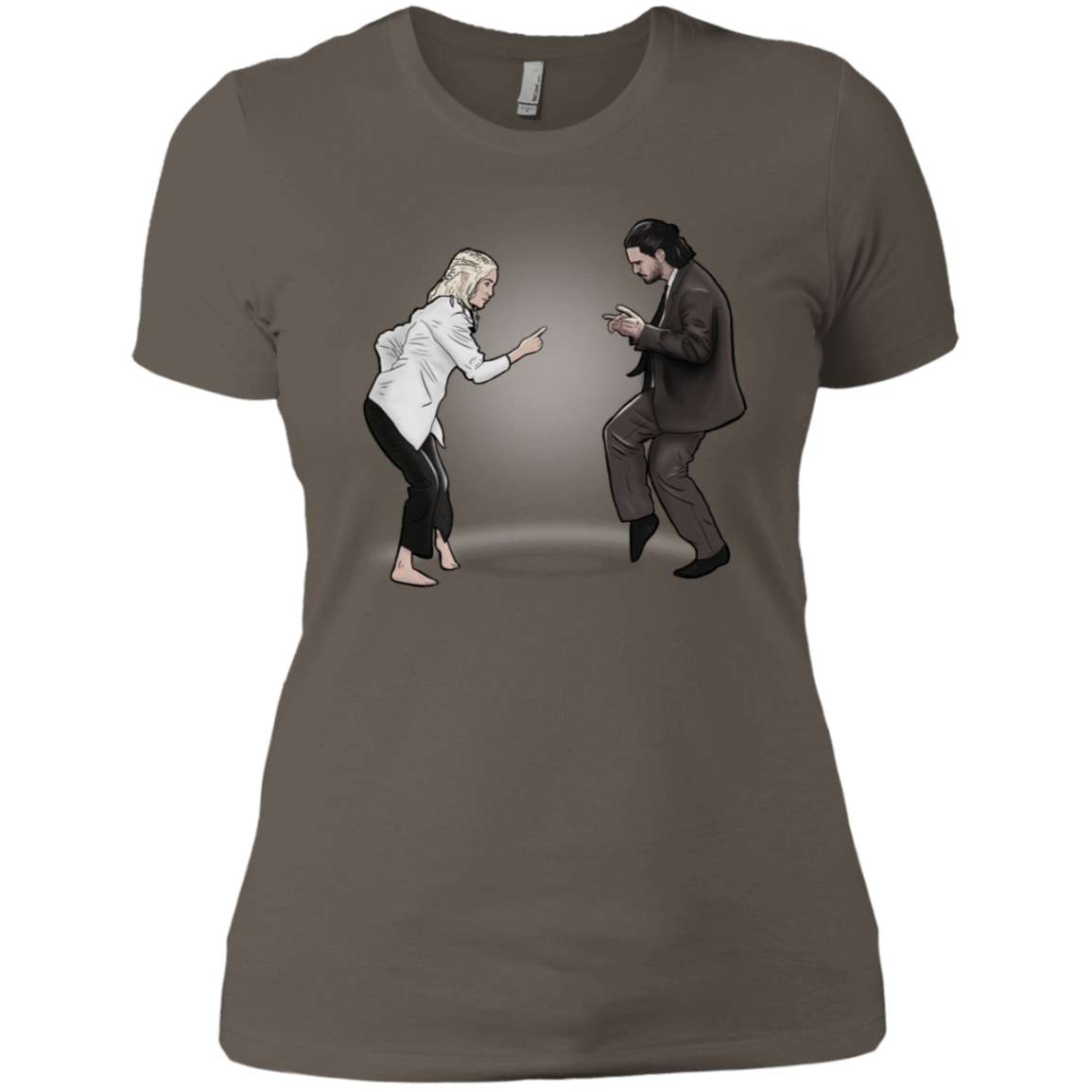T-Shirts Warm Grey / X-Small The Ballad of Jon and Dany Women's Premium T-Shirt