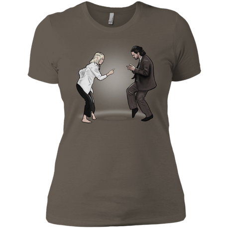 T-Shirts Warm Grey / X-Small The Ballad of Jon and Dany Women's Premium T-Shirt