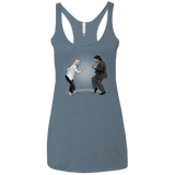 T-Shirts Indigo / X-Small The Ballad of Jon and Dany Women's Triblend Racerback Tank