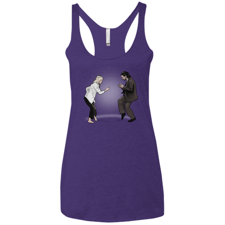 T-Shirts Purple Rush / X-Small The Ballad of Jon and Dany Women's Triblend Racerback Tank