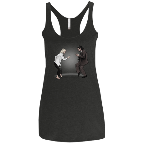 T-Shirts Vintage Black / X-Small The Ballad of Jon and Dany Women's Triblend Racerback Tank