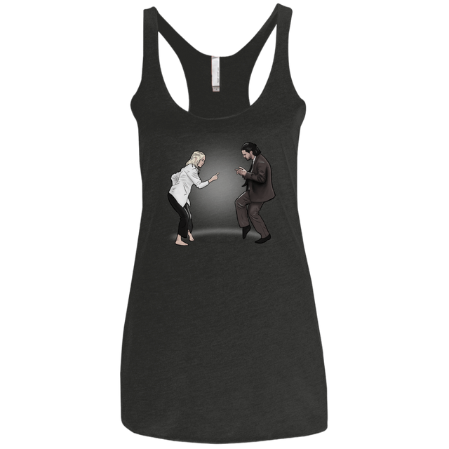 T-Shirts Vintage Black / X-Small The Ballad of Jon and Dany Women's Triblend Racerback Tank