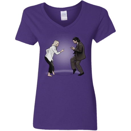 T-Shirts Purple / S The Ballad of Jon and Dany Women's V-Neck T-Shirt