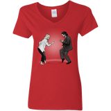 T-Shirts Red / S The Ballad of Jon and Dany Women's V-Neck T-Shirt