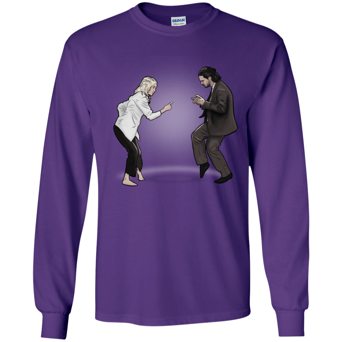 T-Shirts Purple / YS The Ballad of Jon and Dany Youth Long Sleeve T-Shirt