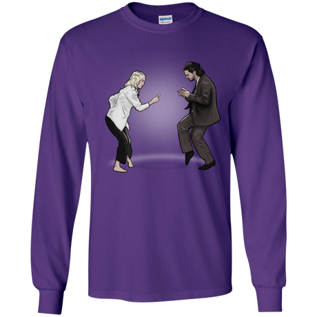 T-Shirts Purple / YS The Ballad of Jon and Dany Youth Long Sleeve T-Shirt