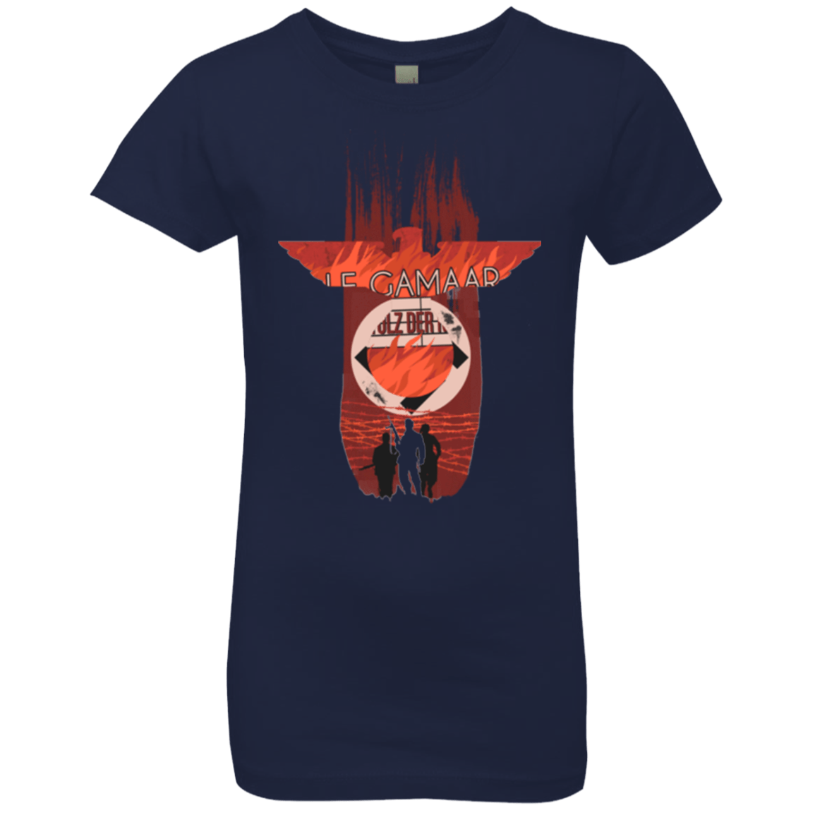 T-Shirts Midnight Navy / YXS The Basterds Girls Premium T-Shirt