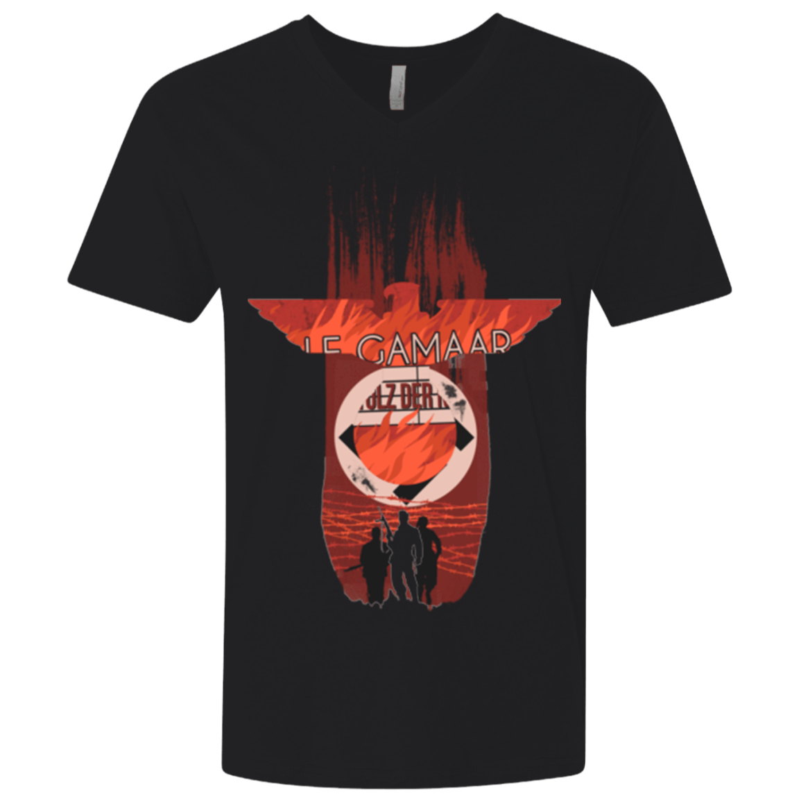 T-Shirts Black / X-Small The Basterds Men's Premium V-Neck