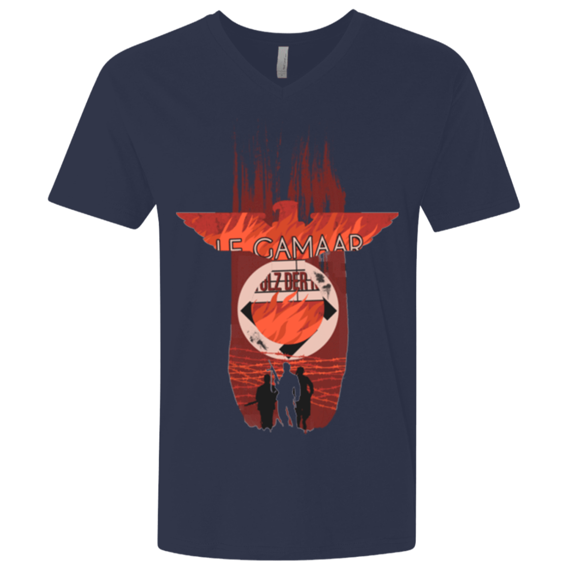 T-Shirts Midnight Navy / X-Small The Basterds Men's Premium V-Neck