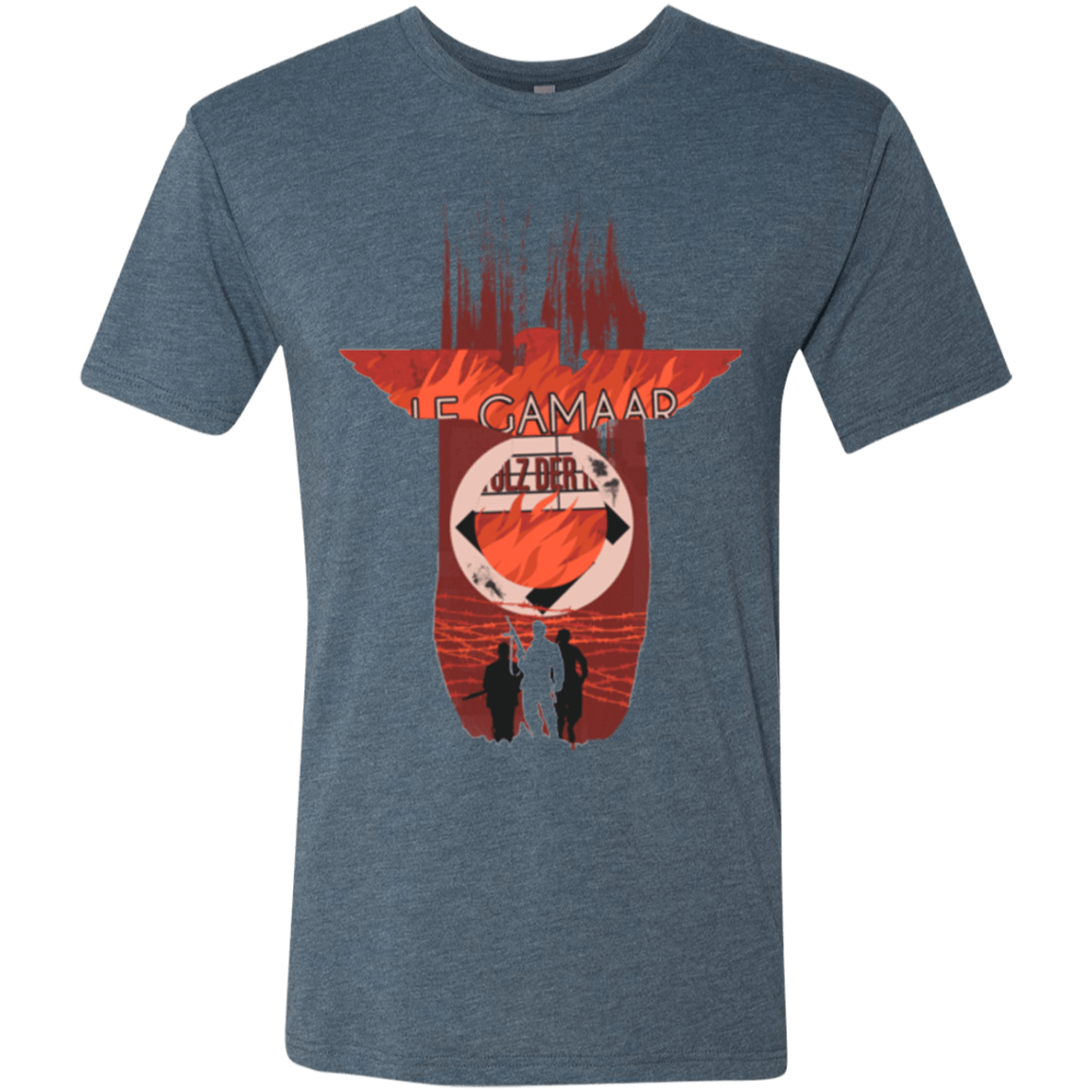 T-Shirts Indigo / Small The Basterds Men's Triblend T-Shirt