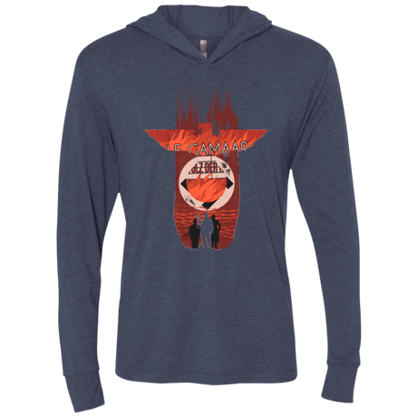 T-Shirts Vintage Navy / X-Small The Basterds Triblend Long Sleeve Hoodie Tee