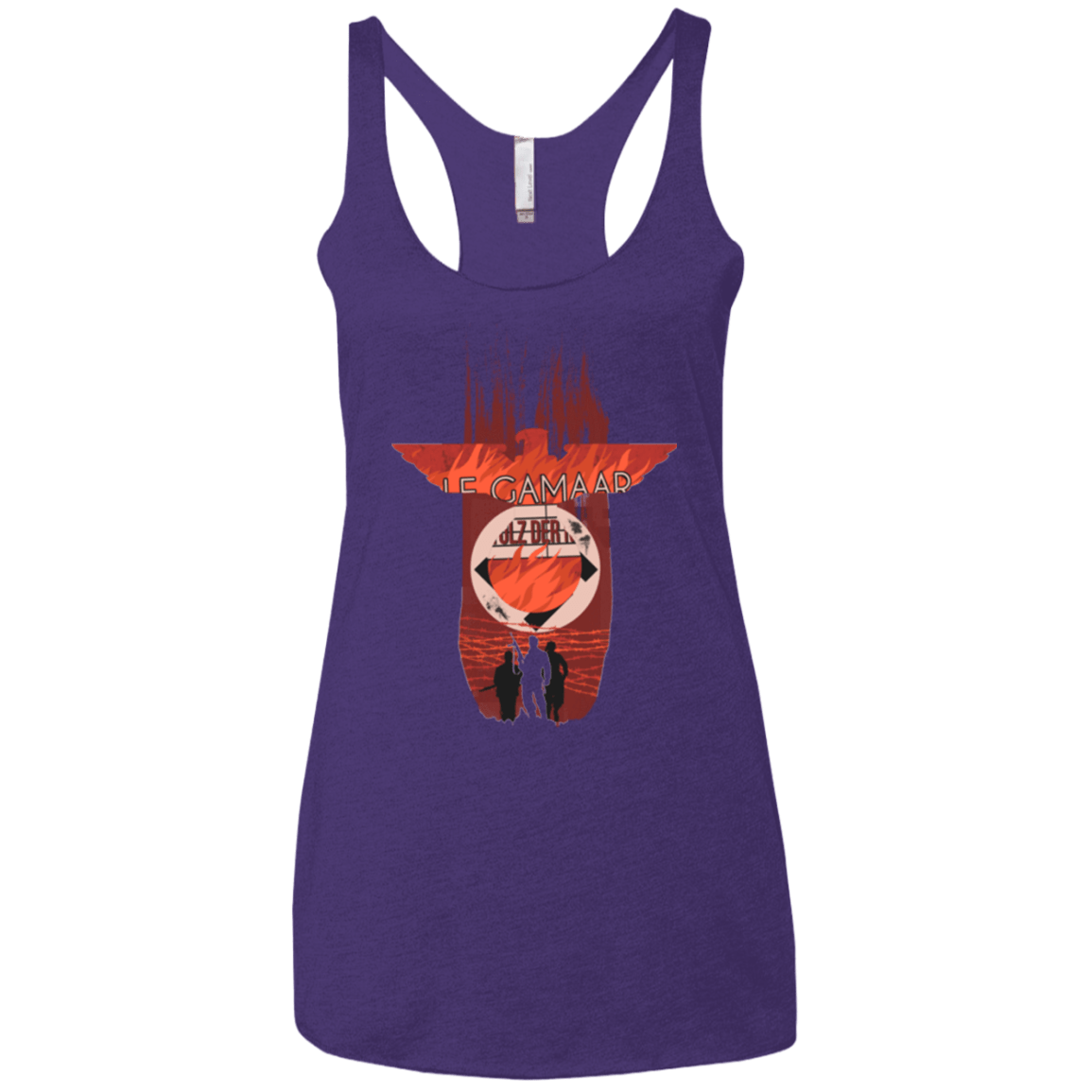 T-Shirts Purple / X-Small The Basterds Women's Triblend Racerback Tank