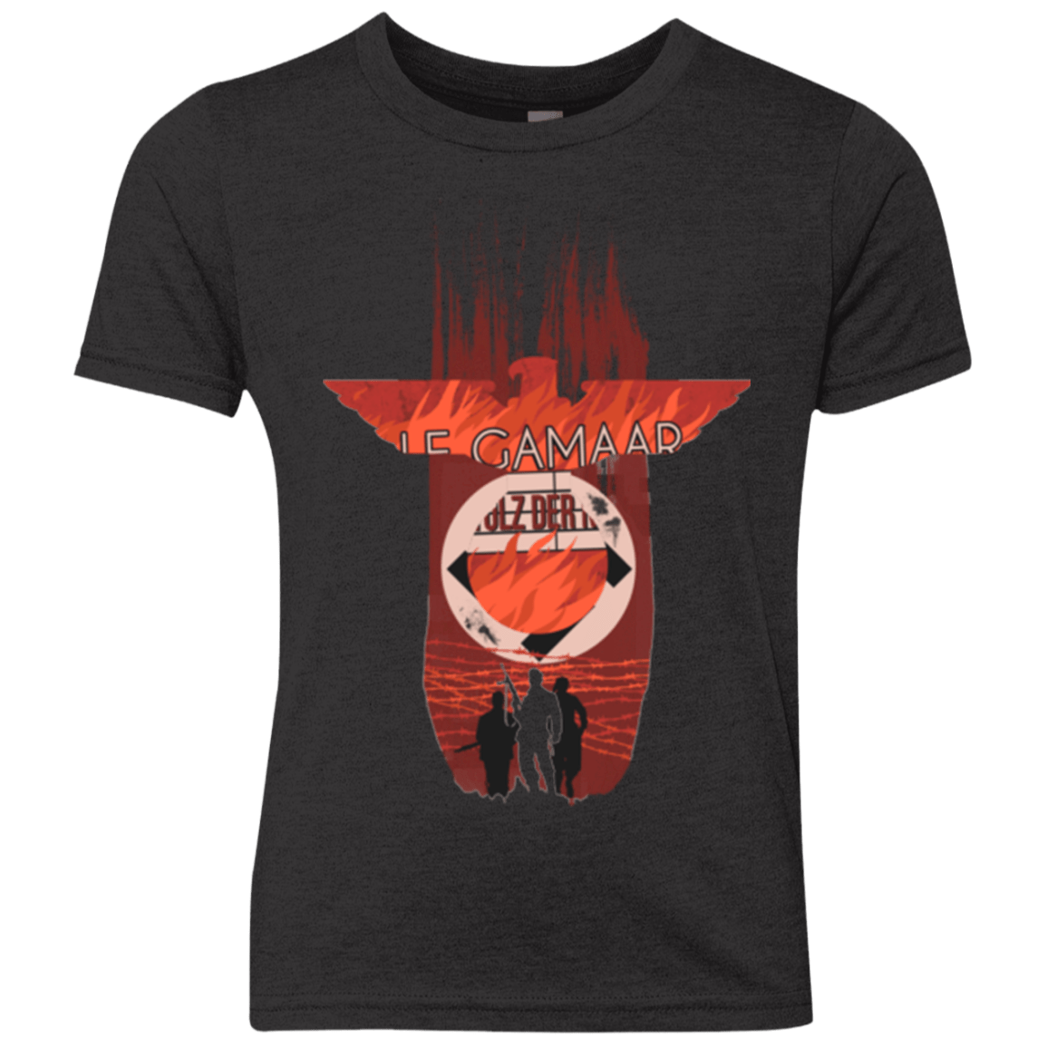 T-Shirts Vintage Black / YXS The Basterds Youth Triblend T-Shirt