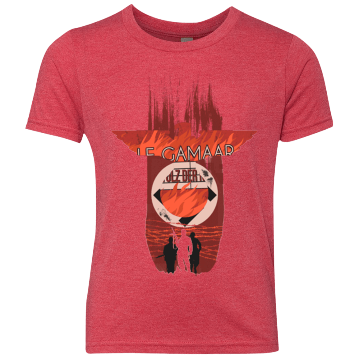 T-Shirts Vintage Red / YXS The Basterds Youth Triblend T-Shirt
