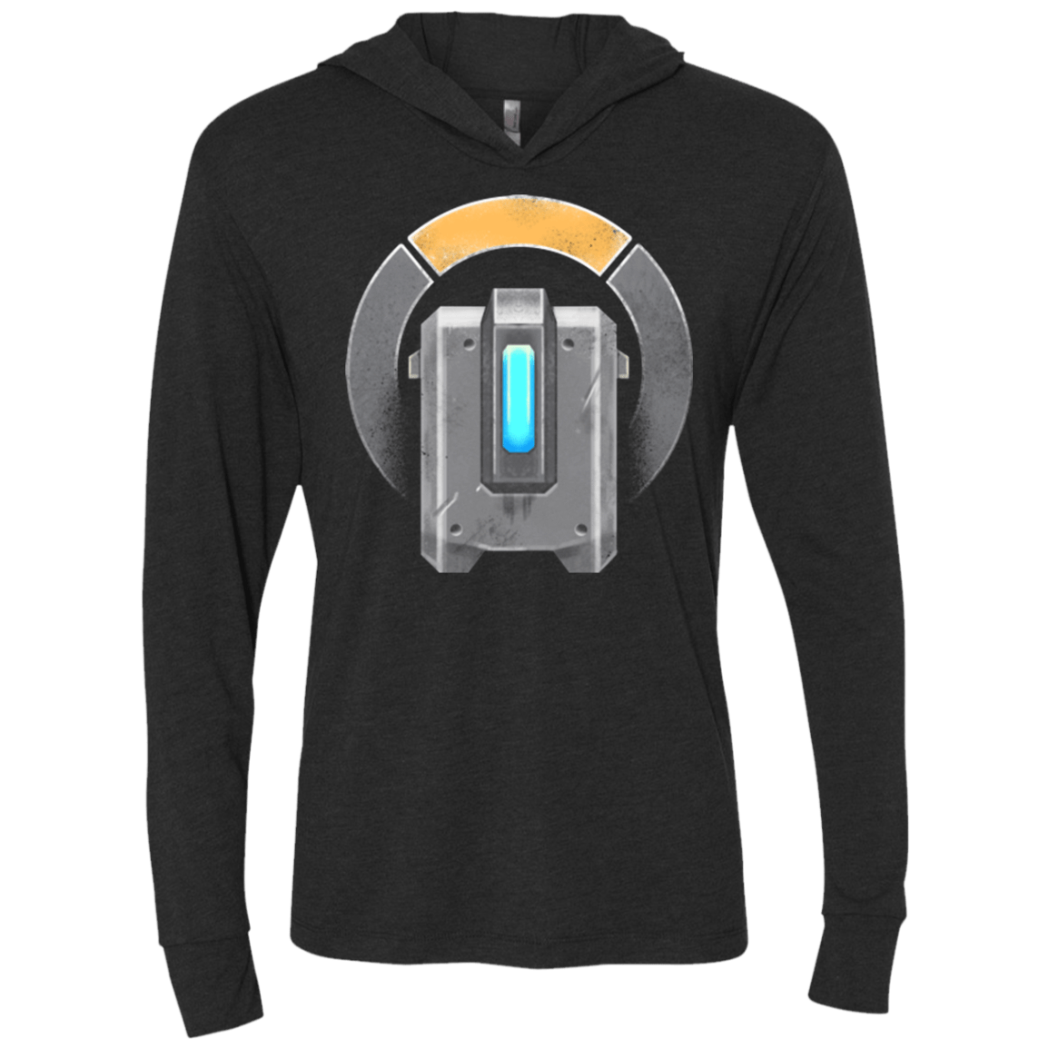 T-Shirts Vintage Black / X-Small The Battle Automaton Triblend Long Sleeve Hoodie Tee