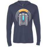 T-Shirts Vintage Navy / X-Small The Battle Automaton Triblend Long Sleeve Hoodie Tee