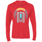 T-Shirts Vintage Red / X-Small The Battle Automaton Triblend Long Sleeve Hoodie Tee