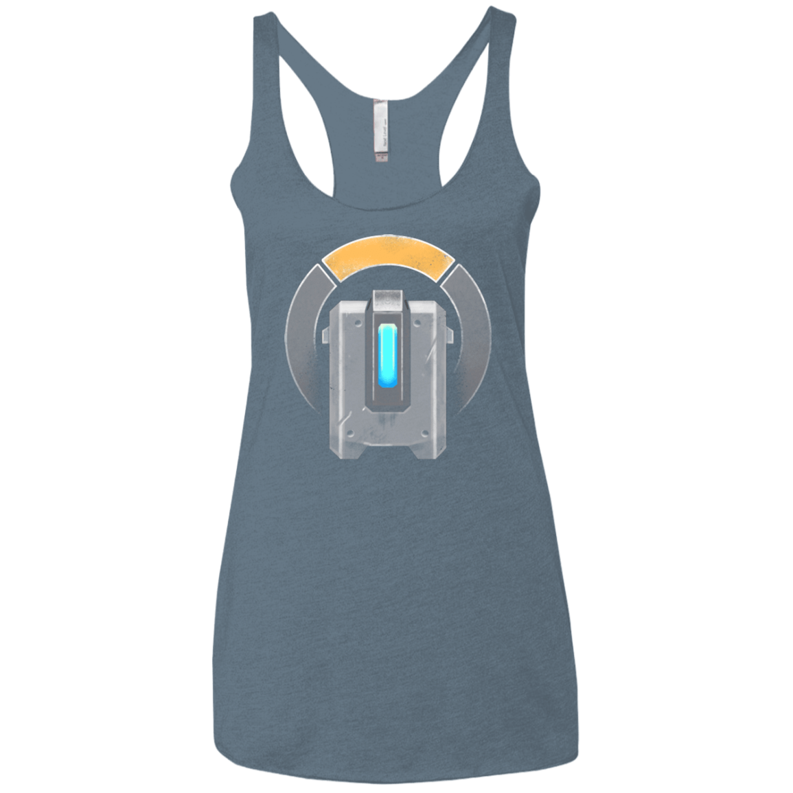 T-Shirts Indigo / X-Small The Battle Automaton Women's Triblend Racerback Tank