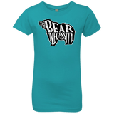 T-Shirts Tahiti Blue / YXS The Bear Necessity Girls Premium T-Shirt