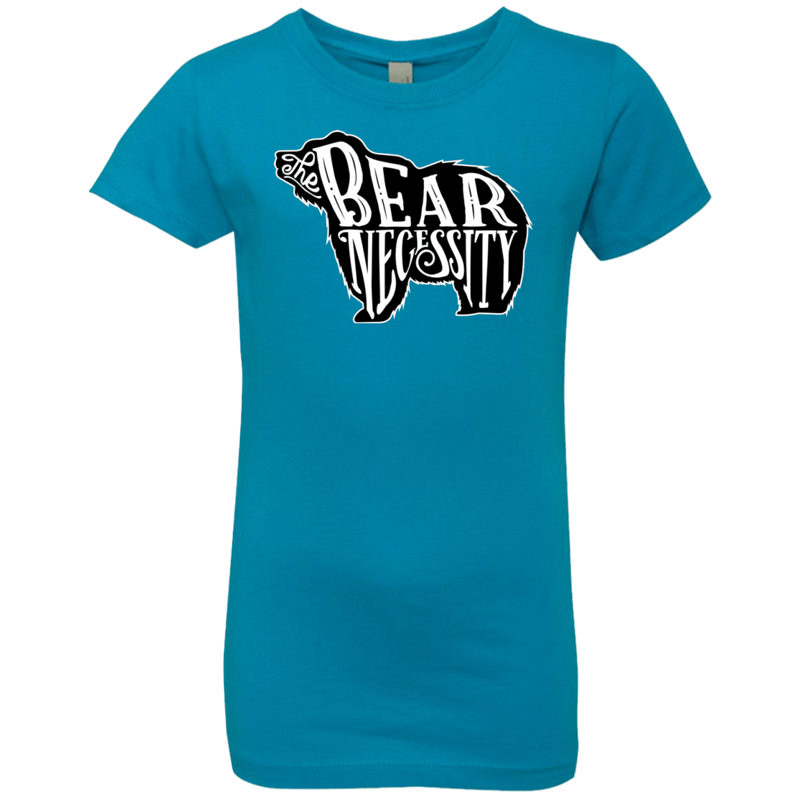 T-Shirts Turquoise / YXS The Bear Necessity Girls Premium T-Shirt