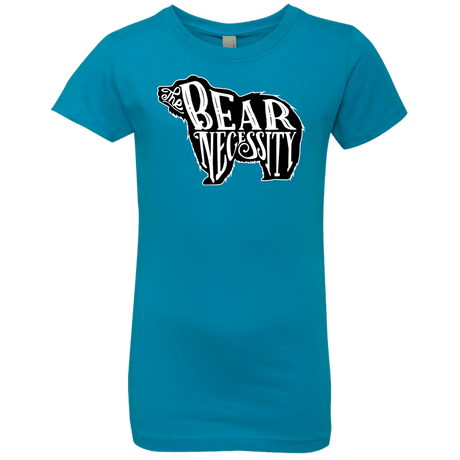T-Shirts Turquoise / YXS The Bear Necessity Girls Premium T-Shirt