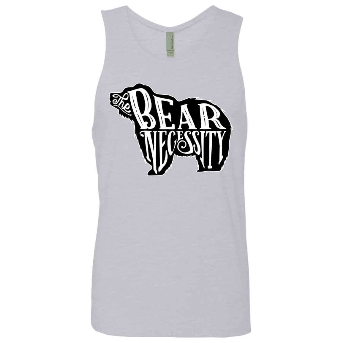 T-Shirts Heather Grey / S The Bear Necessity Men's Premium Tank Top