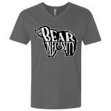 T-Shirts Heavy Metal / X-Small The Bear Necessity Men's Premium V-Neck